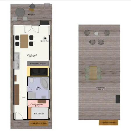 Hausboot Insel Valentinswerder Apartment *